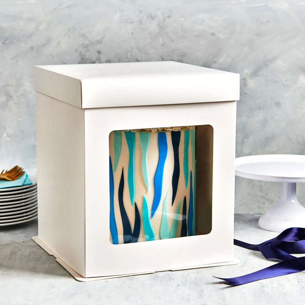 FunCakes Cupcake-Box – 405 × 405 × 455 mm, weiss