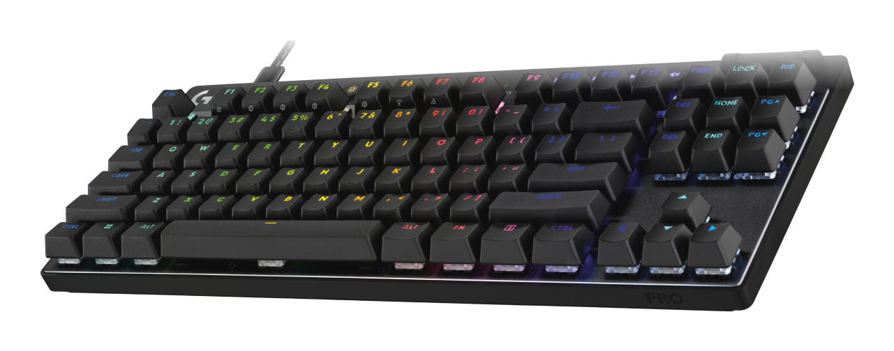 Logitech G PRO X TKL RAPID – Gaming-Tastatur TKL – Mechanisch – USB-A – QWERTZ (CH) – RGB – Schwarz