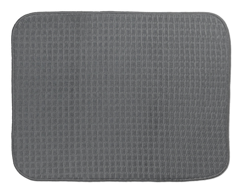 Kela Abtropfmatte 38 × 50 × 0,5 cm, Polyester (PES), Anthrazit