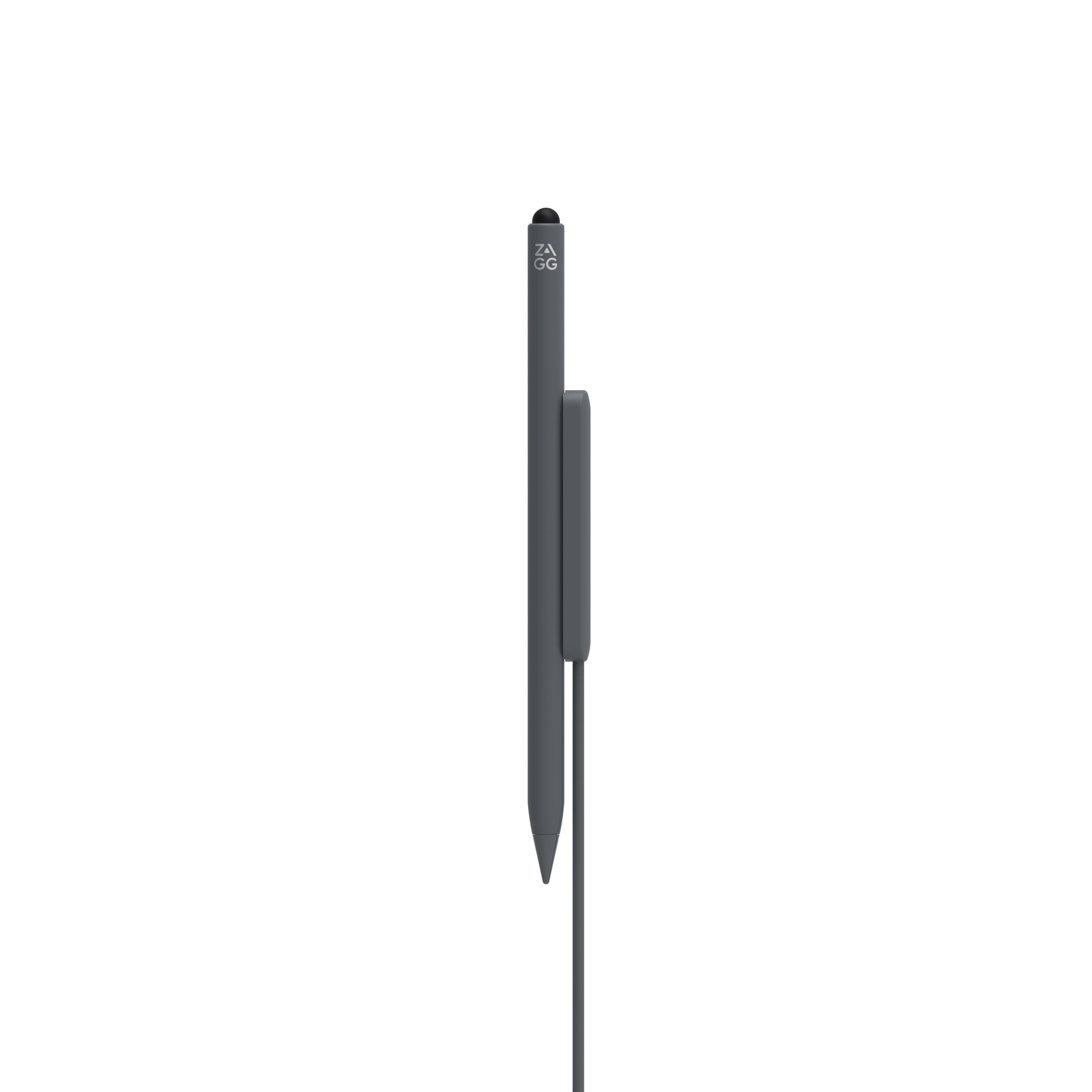 ZAGG Eingabestift für iPad Pro 11", iPad Pro 12,9" – Kapazitiv, 6,5 h Akkulaufzeit – Grau