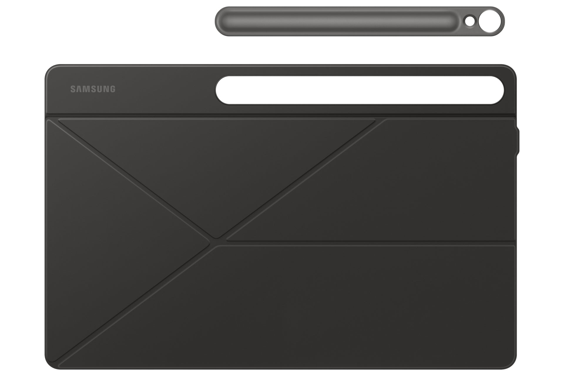 Samsung Smart Book Cover Notebook-Schutzhülle – für Galaxy Tab S10 FE+, 10,9", Aufsteckfunktion, Schwarz