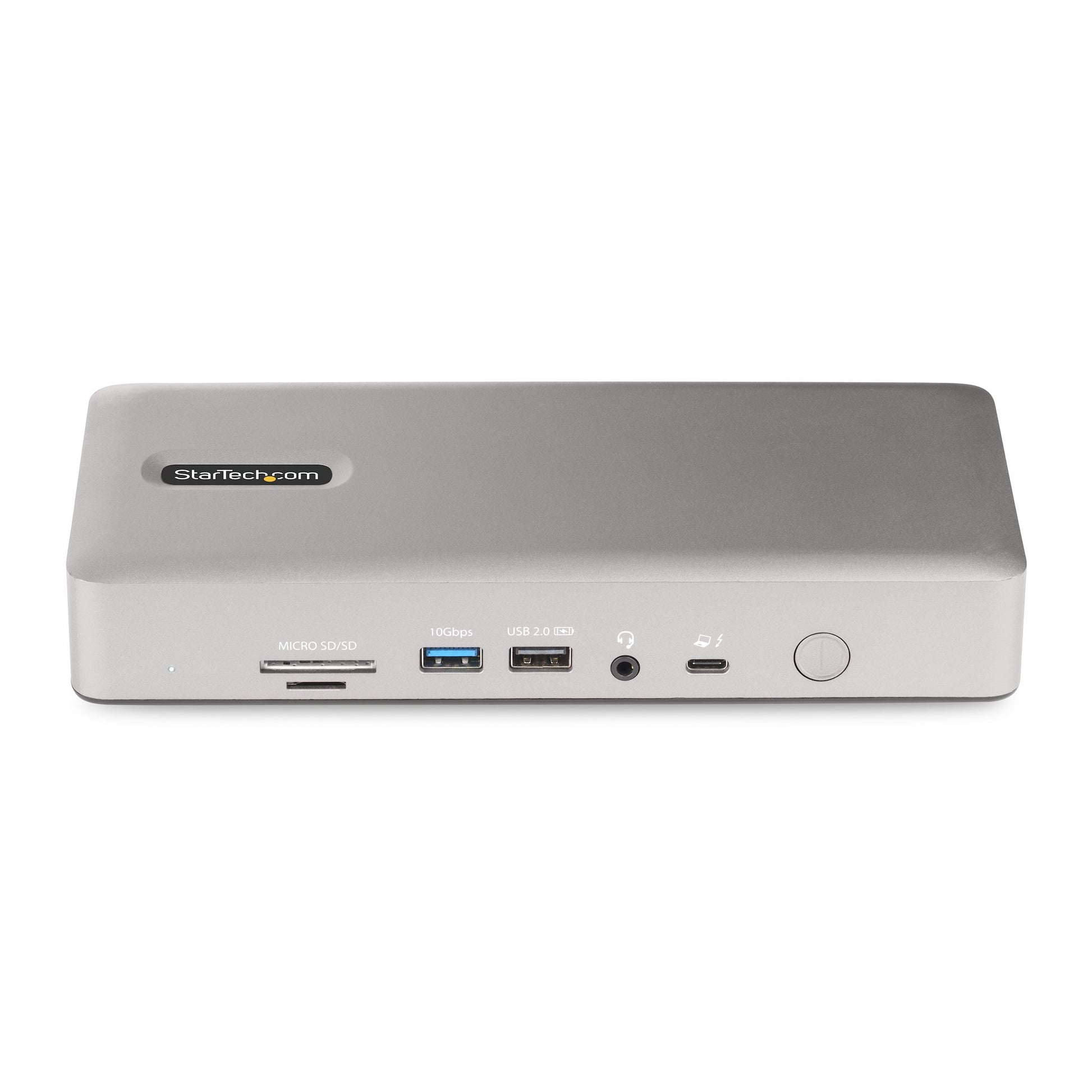 StarTech.com Dockingstation – Thunderbolt 4, 2× DP, 2× HDMI, 98 W PD, 2,5GbE, für Windows/Mac