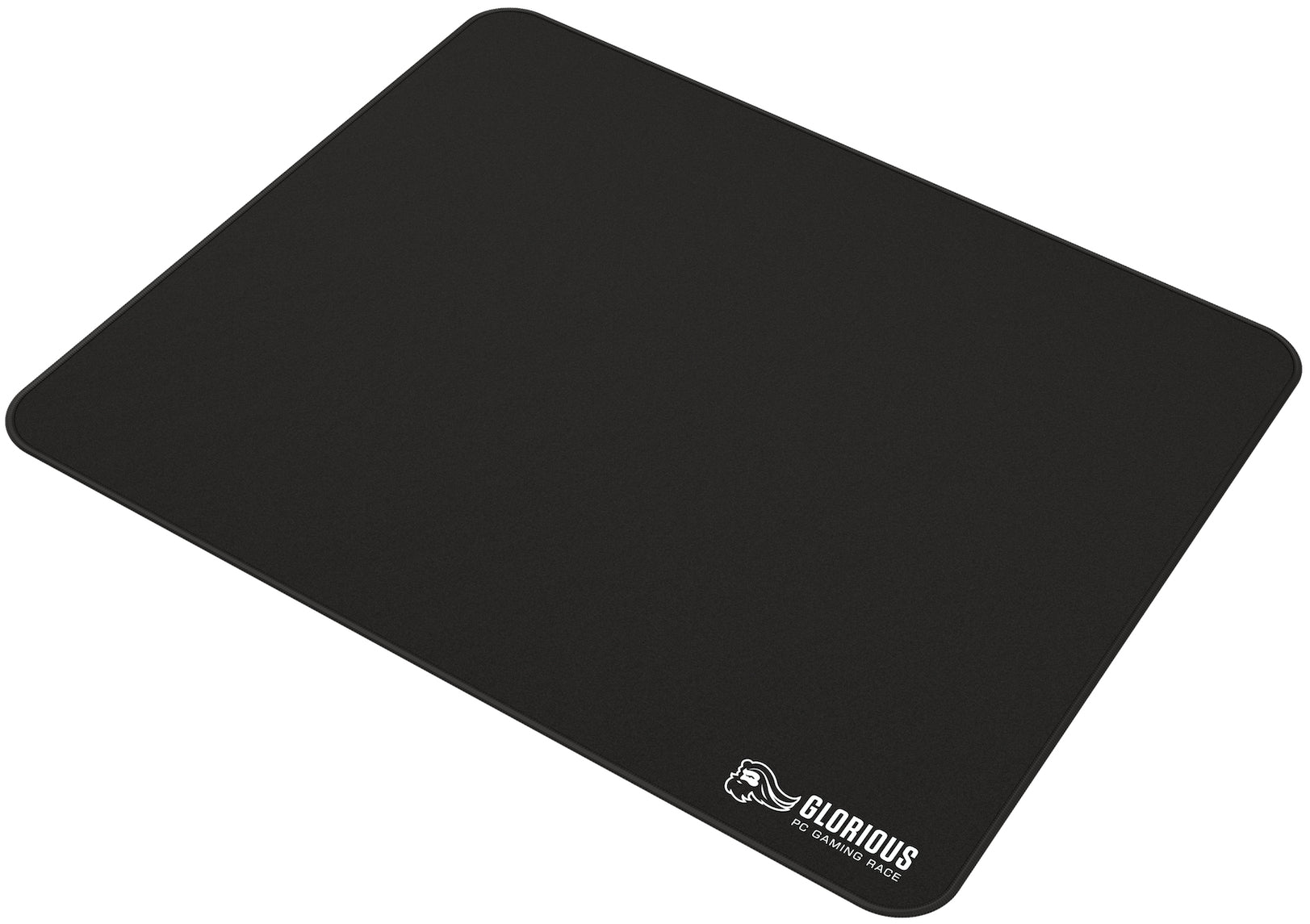 Glorious Gaming Gaming-Mauspad – 330 × 280 mm, Stoff, Gummi, Schwarz