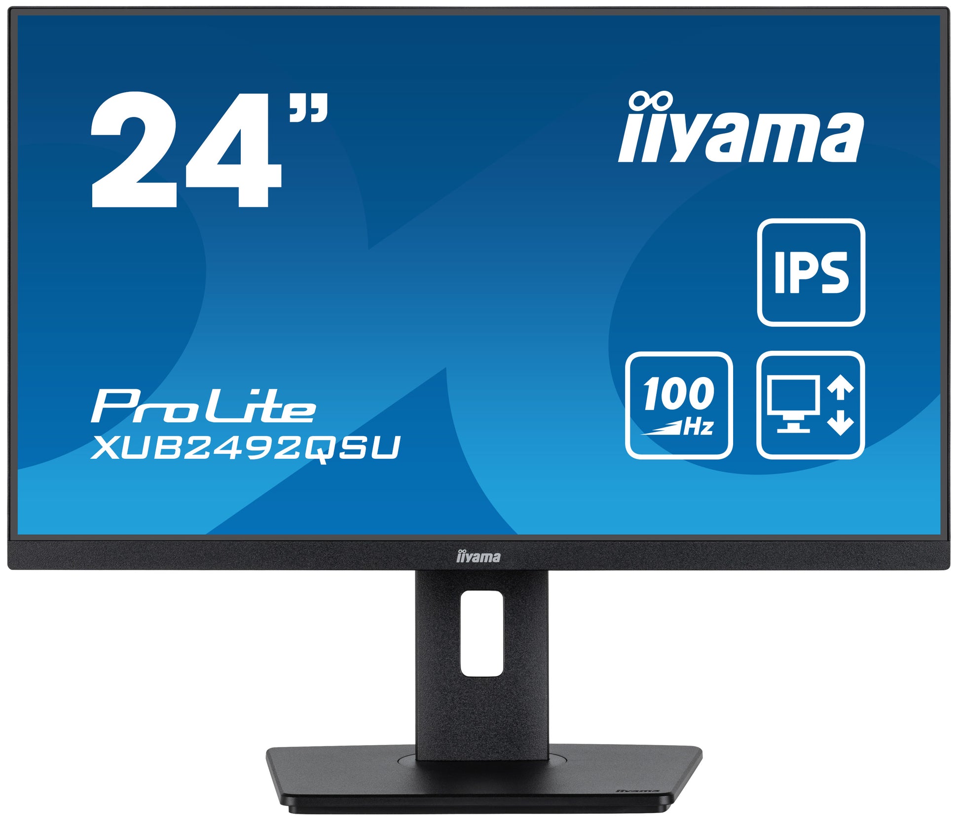 iiyama ETE – Monitor, 24", IPS, 100 Hz, 300 cd/m², HDMI, DisplayPort, Integrierte Lautsprecher
