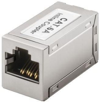 Microconnect RJ-45-Kupplung – RJ-45 (weiblich)–RJ-45 (weiblich), Cat6a, geschirmt, Metallgehäuse