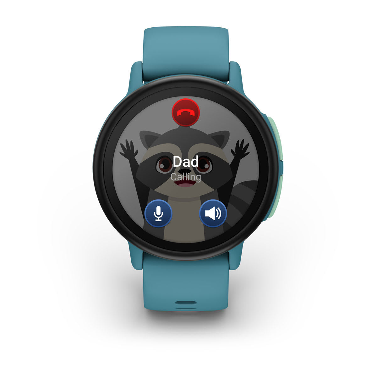 Garmin Bounce 2 43 mm GPS + Cellular – Polymer Türkis, Sportarmband, 50 m, für Android, iOS