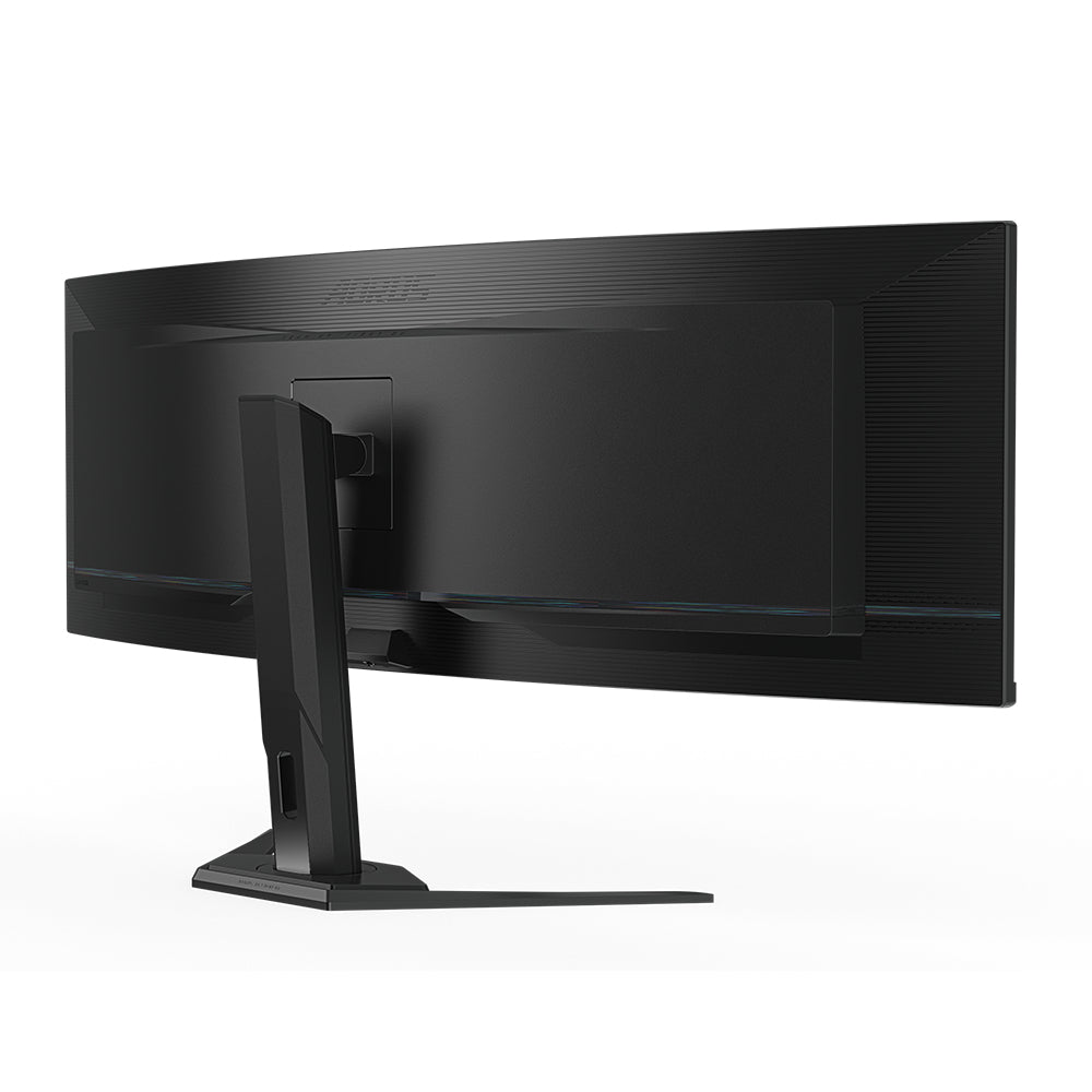 GIGABYTE AORUS CO49DQ – Monitor, 49" 5120 × 1440 (DQHD), OLED, 144 Hz, 250 cd/m², KVM, VESA 100 × 100, Schwarz