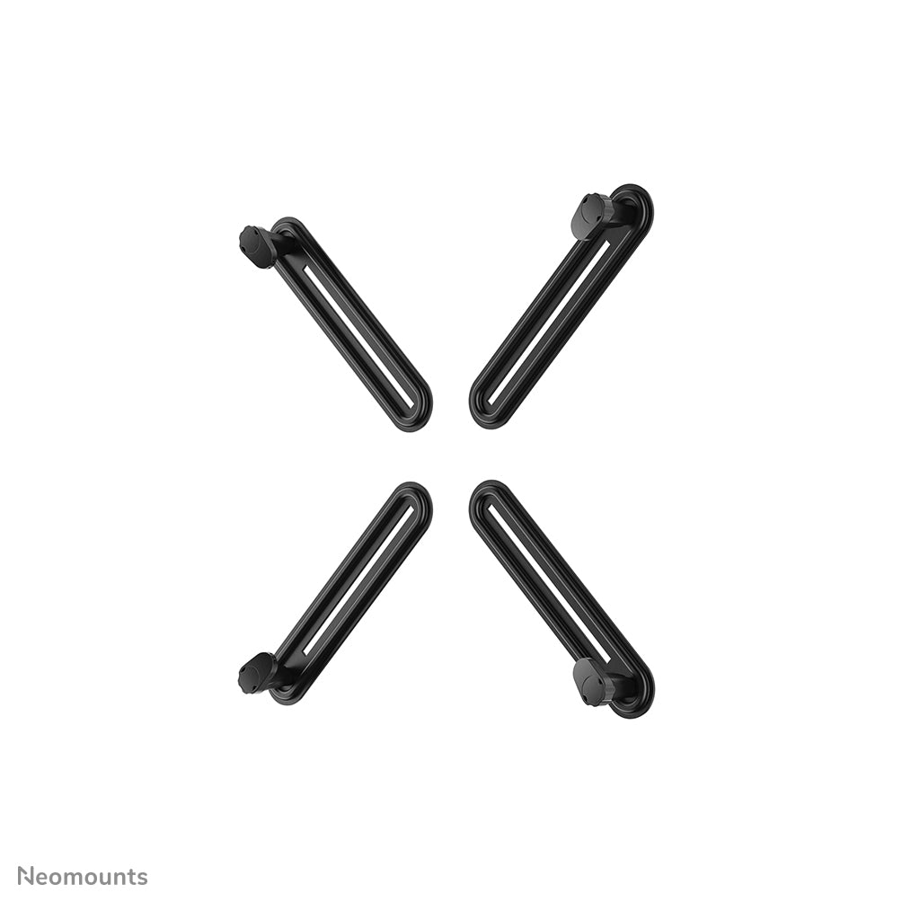 Neomounts VESA-Adapter – VESA 75 × 75/100 × 100 mm, bis 8 kg – für Monitore bis 27,0" – Schwarz