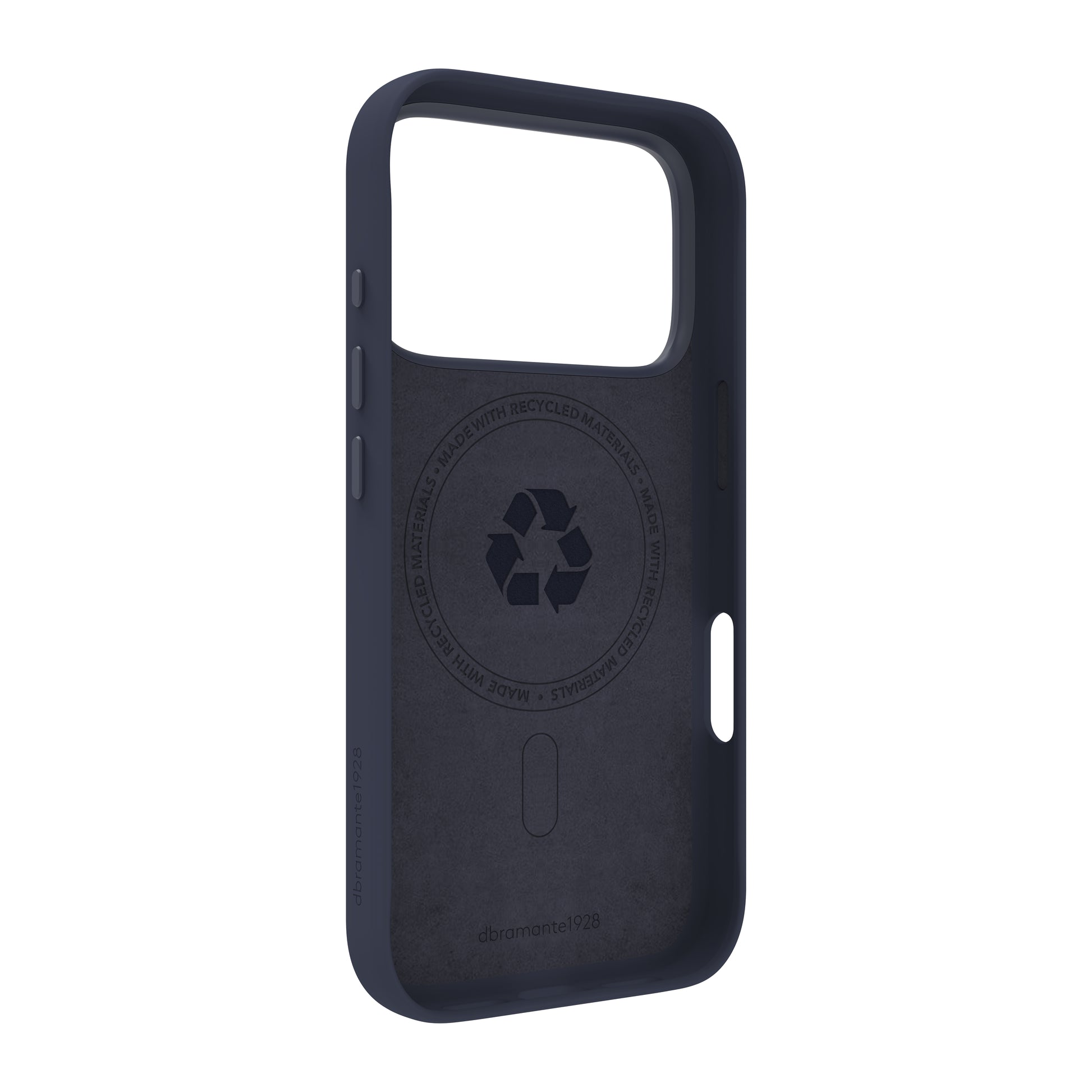 dbramante1928 Roskilde MS Kick ICON – Backcover – für Apple iPhone 17 Pro, Dunkelblau, bis 1,2 m sturzsicher