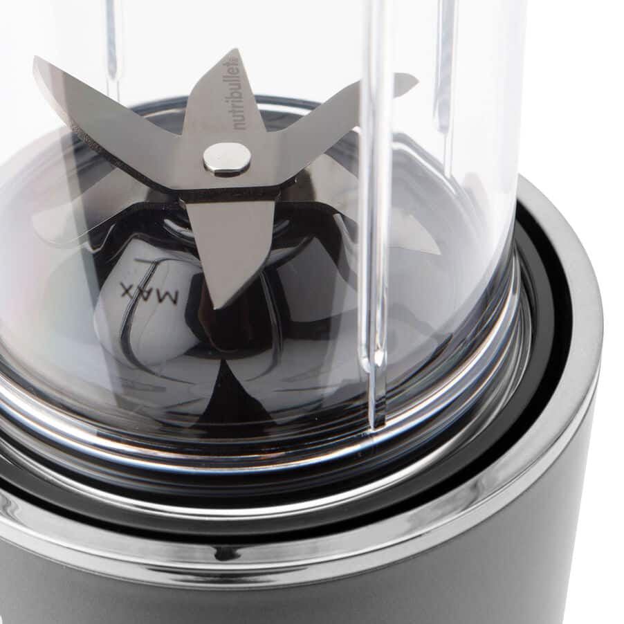 NutriBullet Smoothie-Mixer NB1206DGCC – 0,7 l, 1200 W, spülmaschinenfest – dunkelgrau/silber
