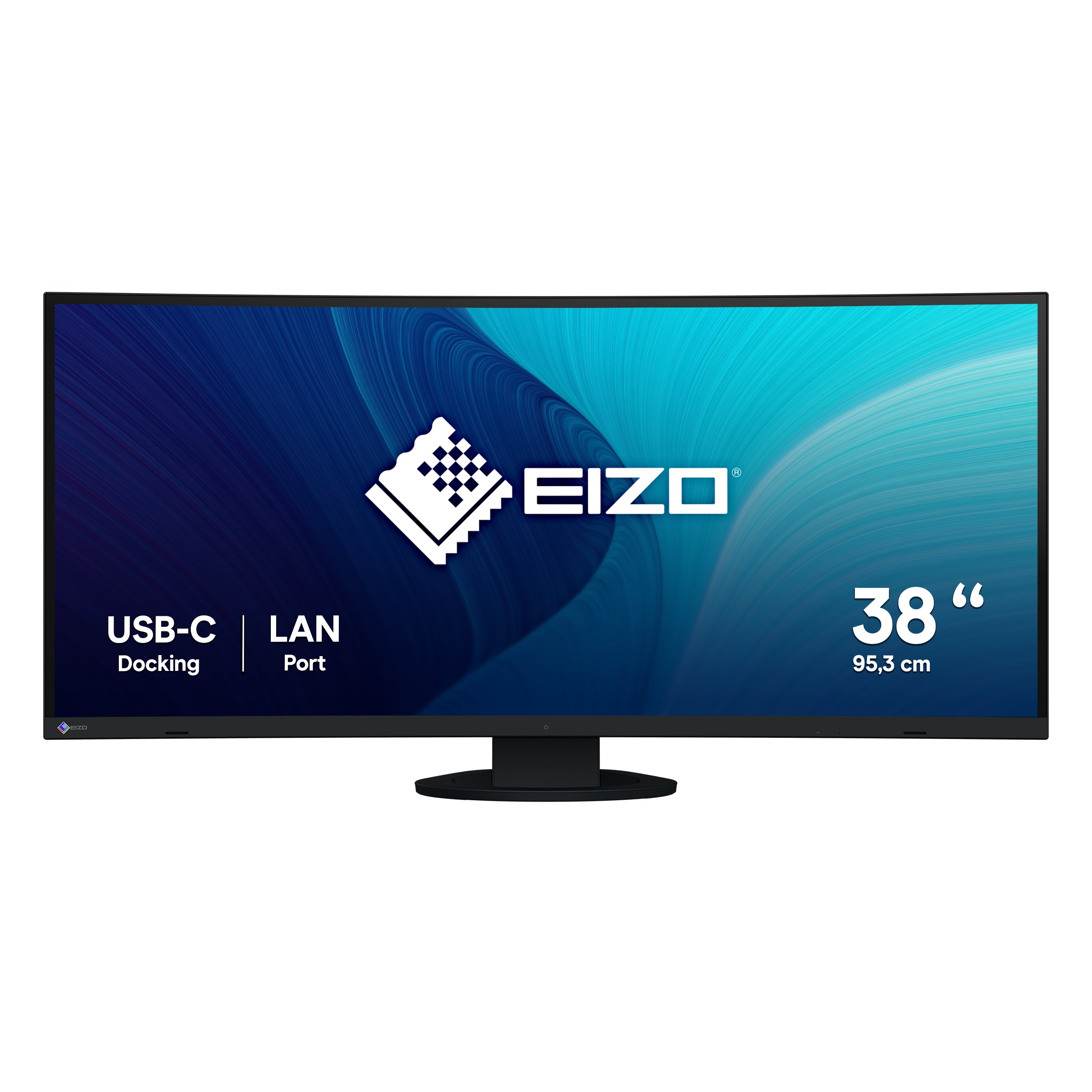 EIZO FlexScan EV3895-BK – Monitor, 37,5", IPS, 60 Hz, 300 cd/m², Schwarz