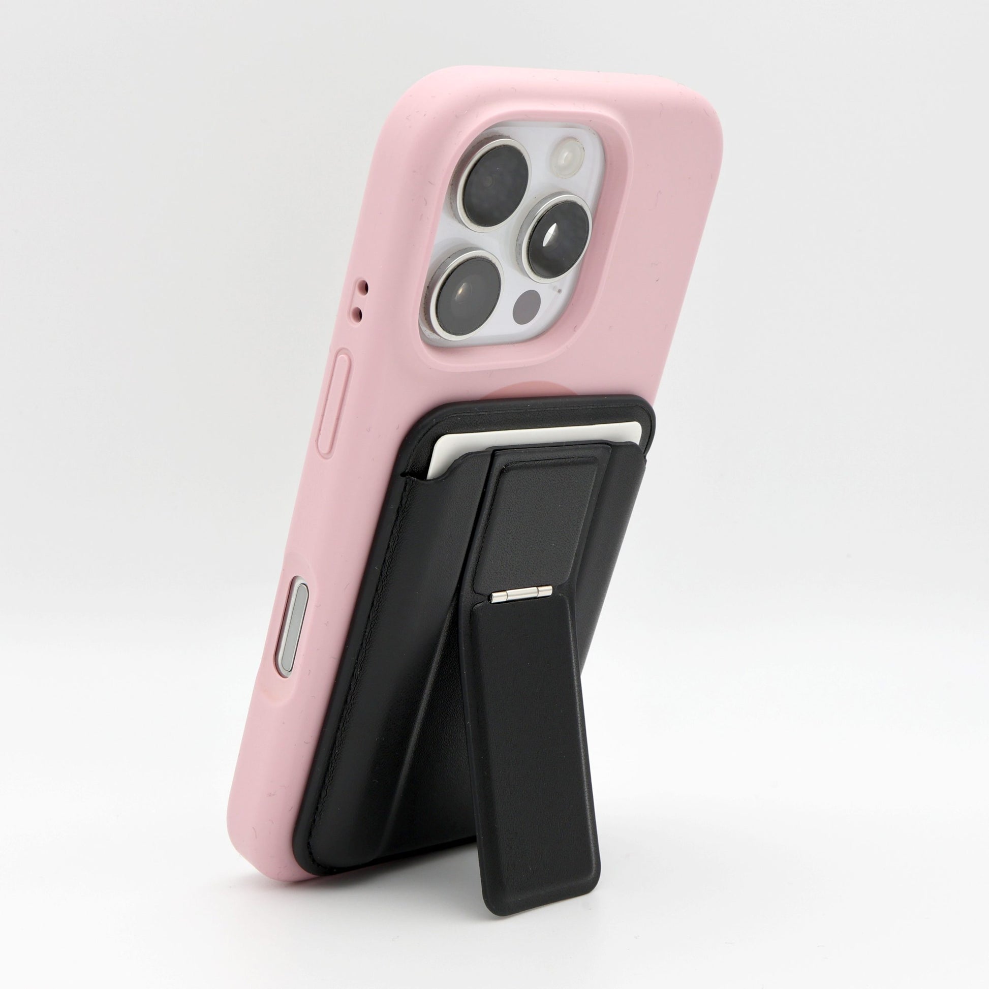 Rabbiter MagCardStand – Kartenhalter/Wallet – magnetisch – für Smartphones – Schwarz