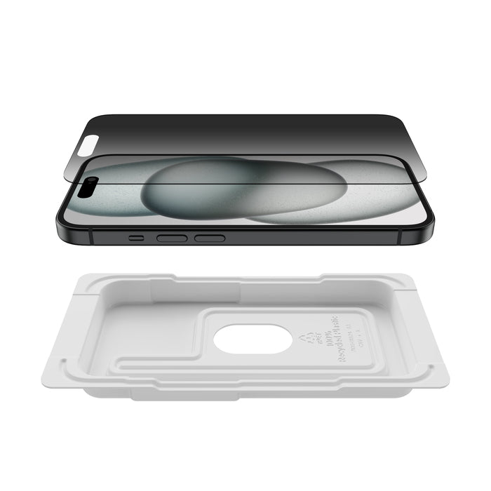Belkin Displayschutz – für Apple iPhone 15/14 Pro – Gehärtetes Glas