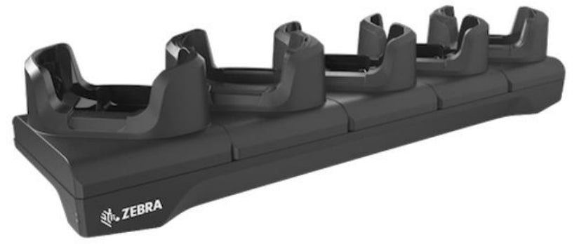 Zebra Mehrfach-Ladestation – Slots ×5 – für TC53/TC58/TC53e und andere – Schwarz