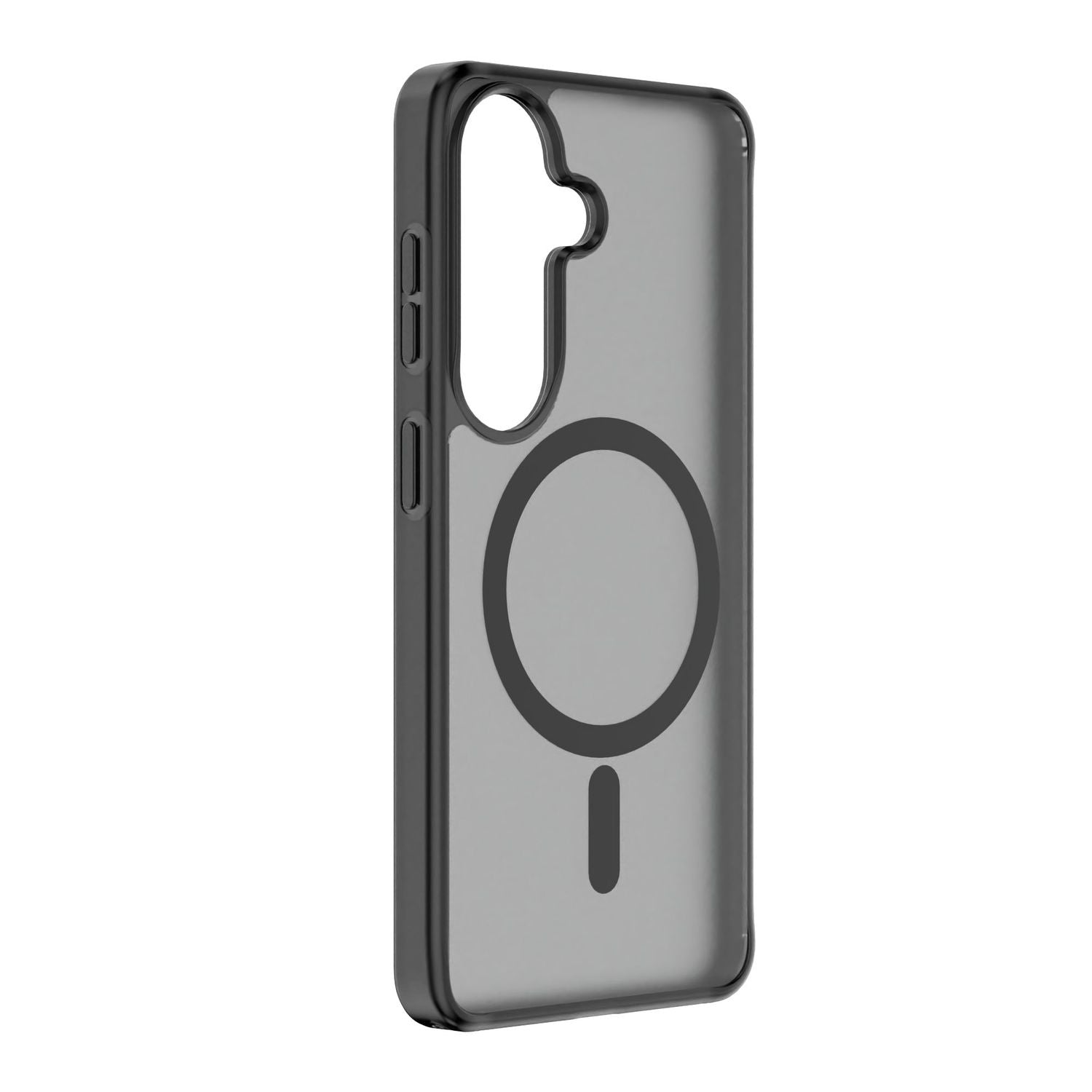 Cellularline Frosty Mag Backcover – für Samsung Galaxy S26, Kunststoff+Gummi, Schwarz