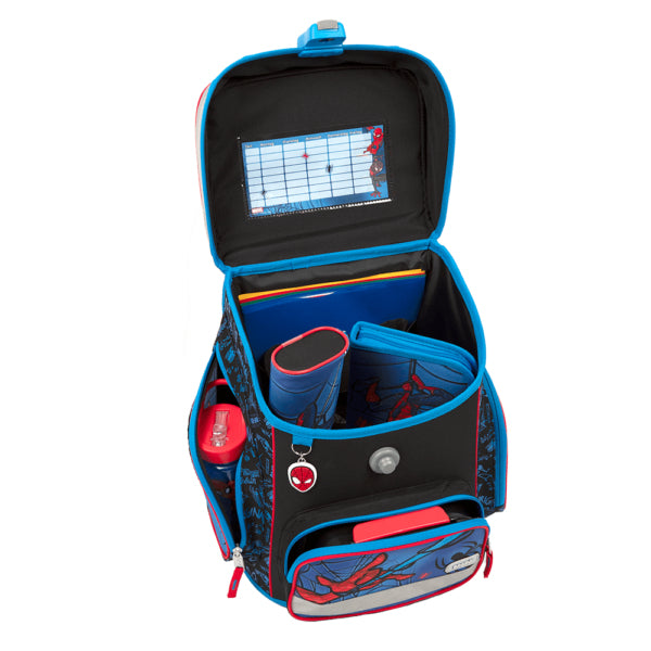 Scooli Schulrucksack-Set 5-teilig, Spider-Man, 18 l, 33×36,5×29 cm