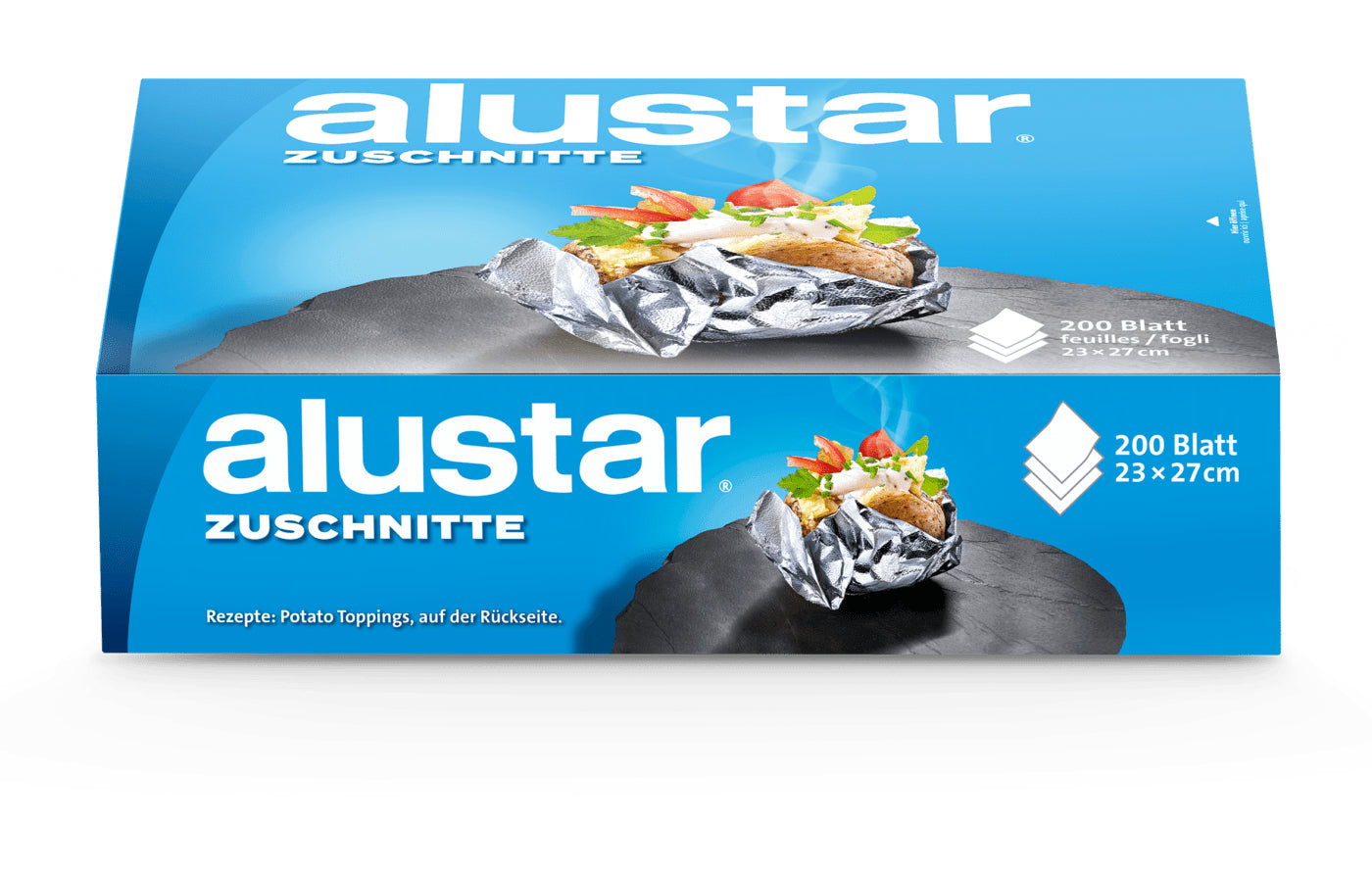 Alustar Folienzuschnitte 27 × 23 cm, Aluminium, Silber