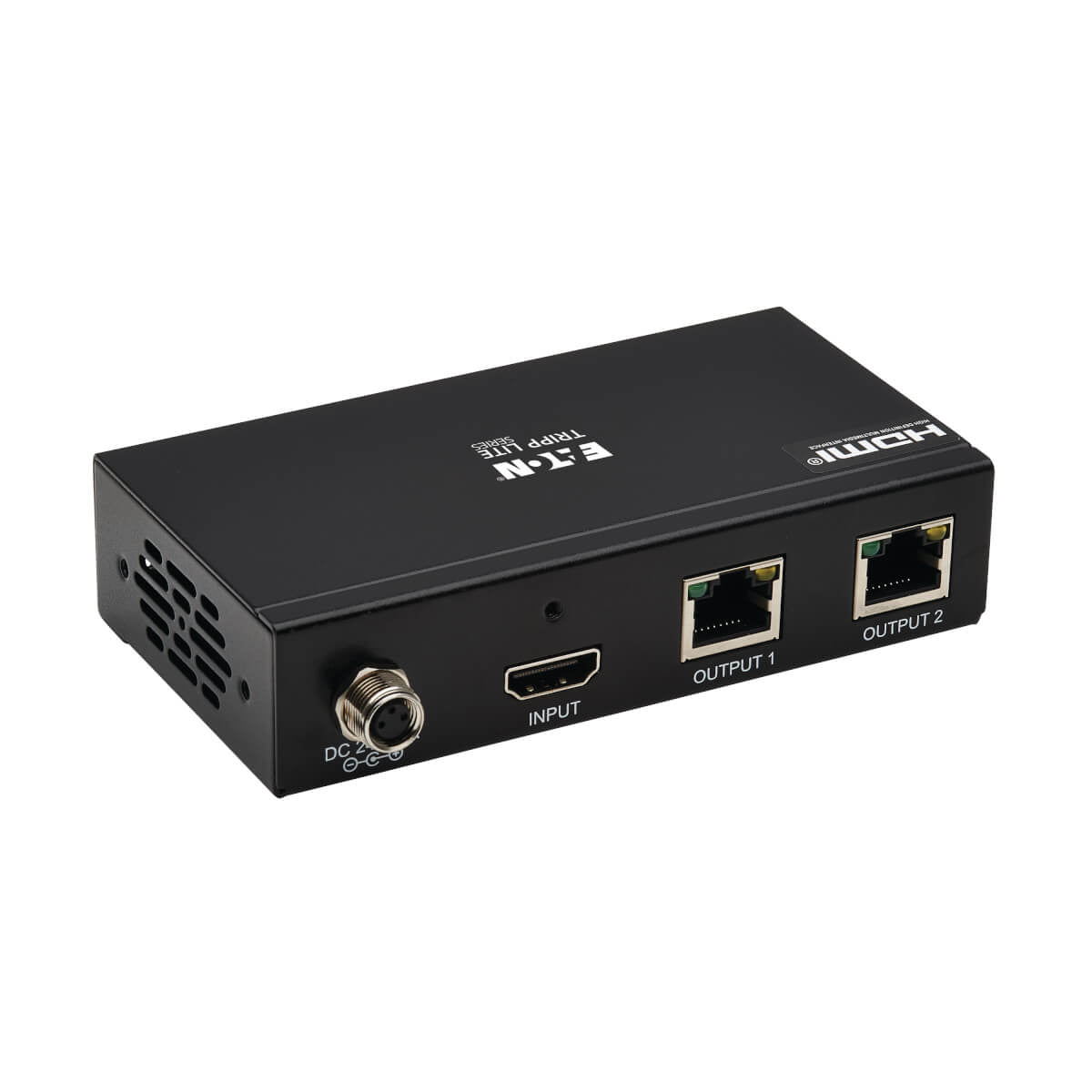 Tripp Lite B127A-002-BHPH2 – Extender-Set, über Cat6, 1× HDMI In / 2× HDMI Out, 4K@60 Hz, 70 m, HDR, HDCP 2.2