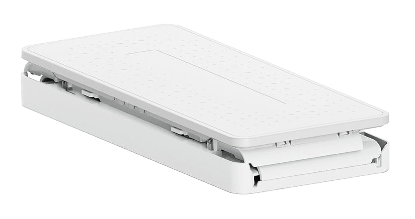 Steffen Kabelbox – weiss, Kunststoff, B 150 × H 140 × T 340 mm