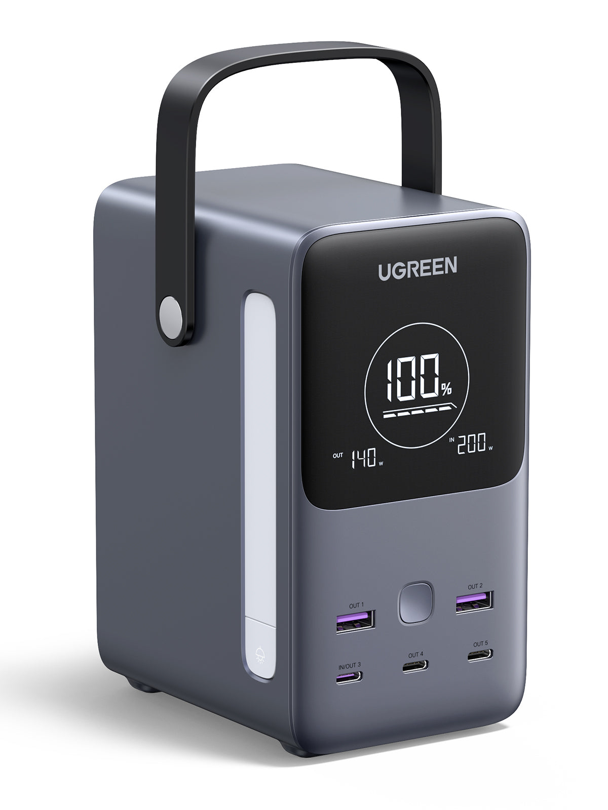 Ugreen Powerbank 48000 mAh, PD 140 W, Grau