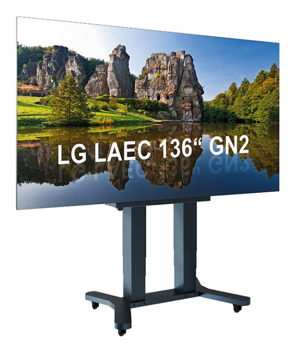Hagor LAEC 136 GN2 – Displayständer, bis 136", motorisiert, Querformat, für LG LAEC 136, schwarz