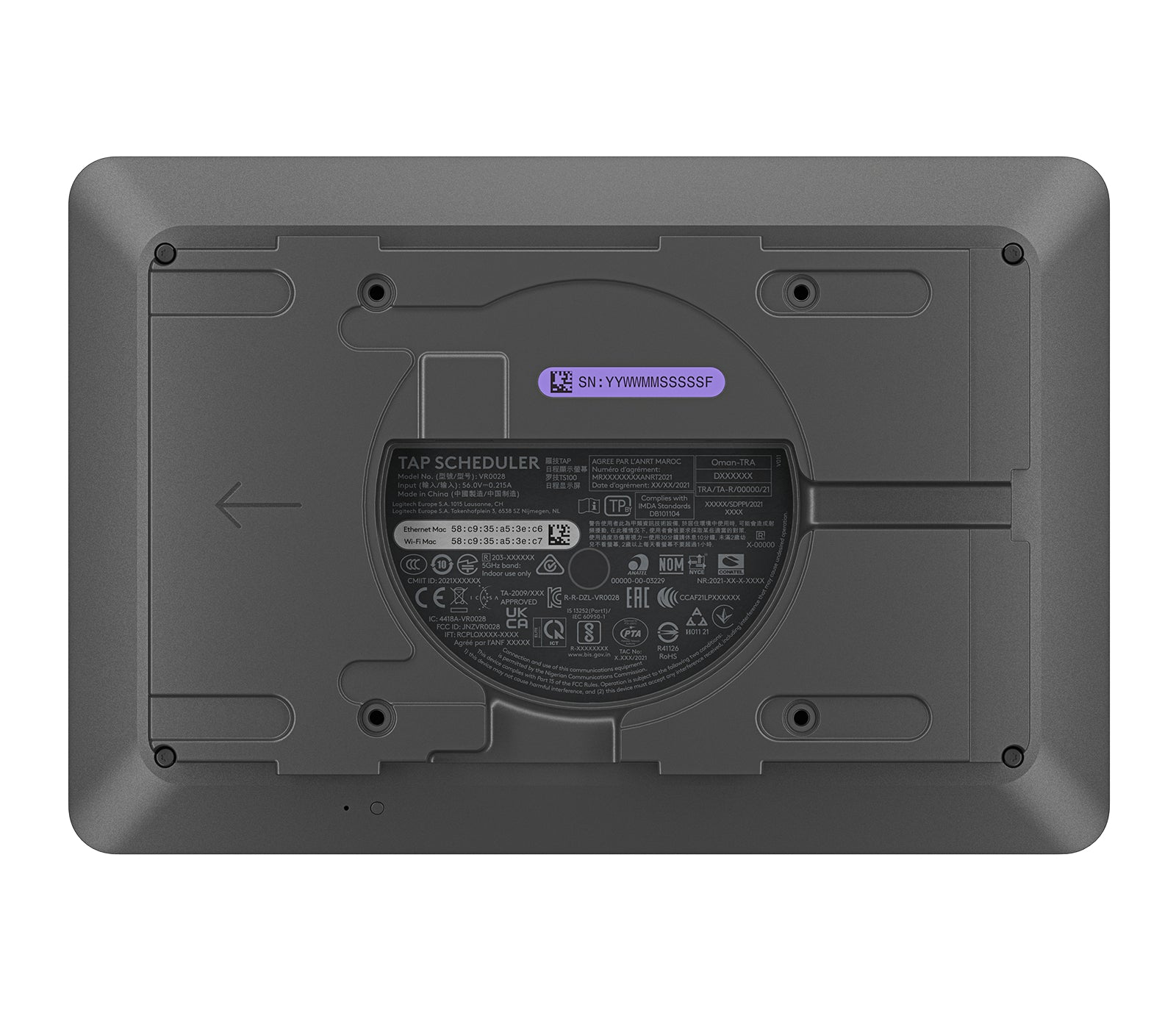 Logitech Tap Scheduler – Touchpanel – für Zoom