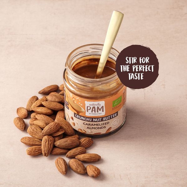 Naturally Pam Bio Knuspriger Nussaufstrich Gebrannte Mandeln – 200 g