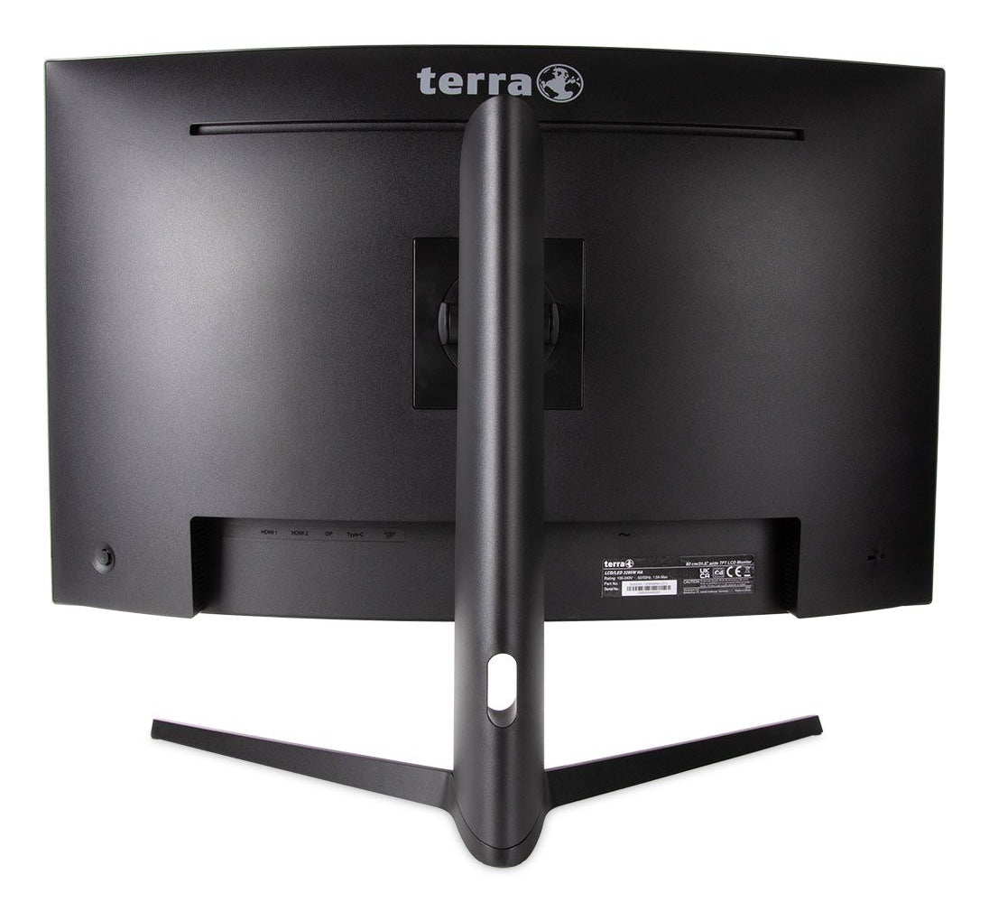 TERRA 3285W HA – Monitor, LCD, Gebogen, USB-C, HDMI, DisplayPort, Schwarz