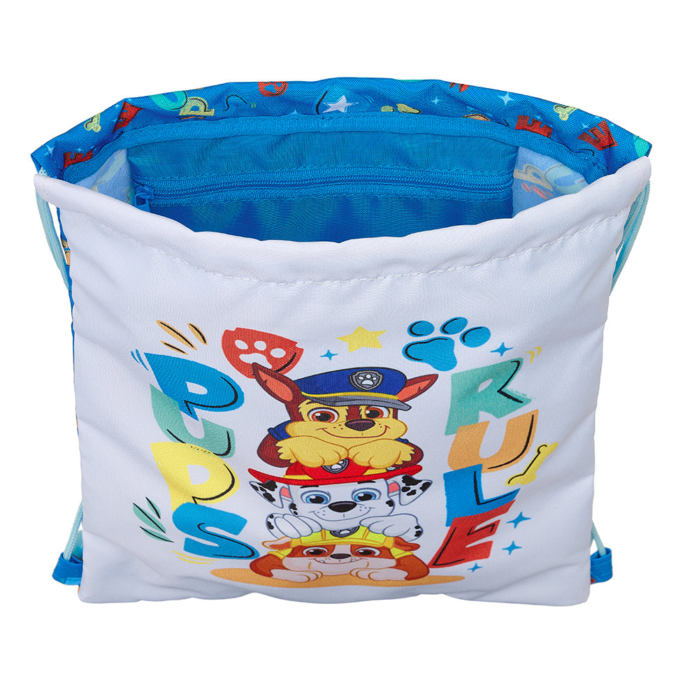 Safta Kindergartenrucksack Turnsack – 3 l – Paw Patrol, 260 × 340 × 10 mm