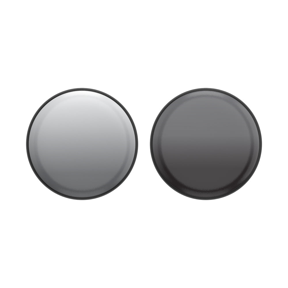 PopSockets PopPucks Starter Pack Schlüsselanhänger – magnetisch, Metall, Schwarz/Grau