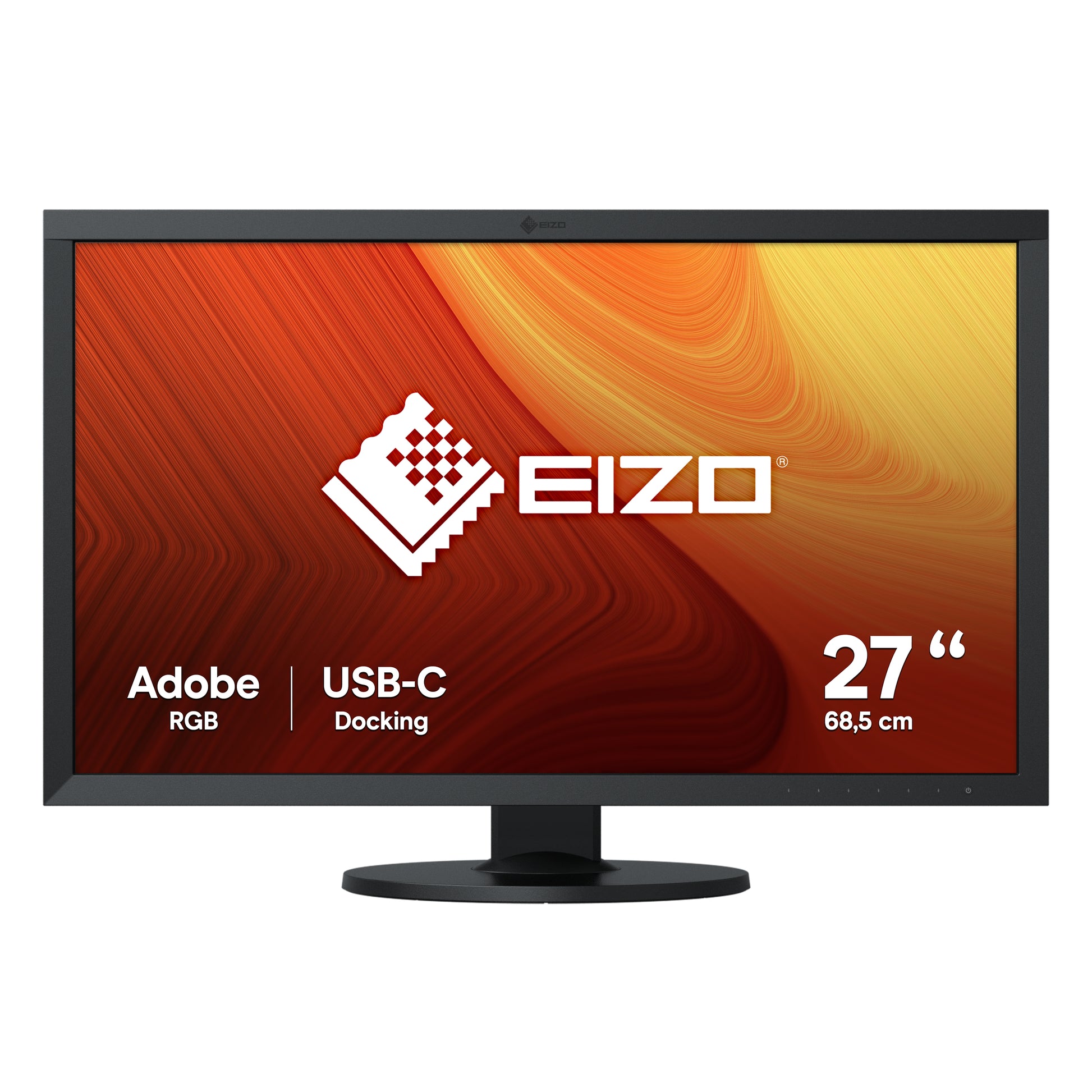 EIZO CS2731 – Monitor, 27", IPS, 60 Hz, 350 cd/m², Hardware-Kalibrierung, USB-C, VESA 100 × 100, Schwarz