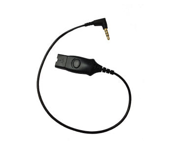 Poly Adapterkabel – für Headsets – 3,5 mm auf QD – Schwarz