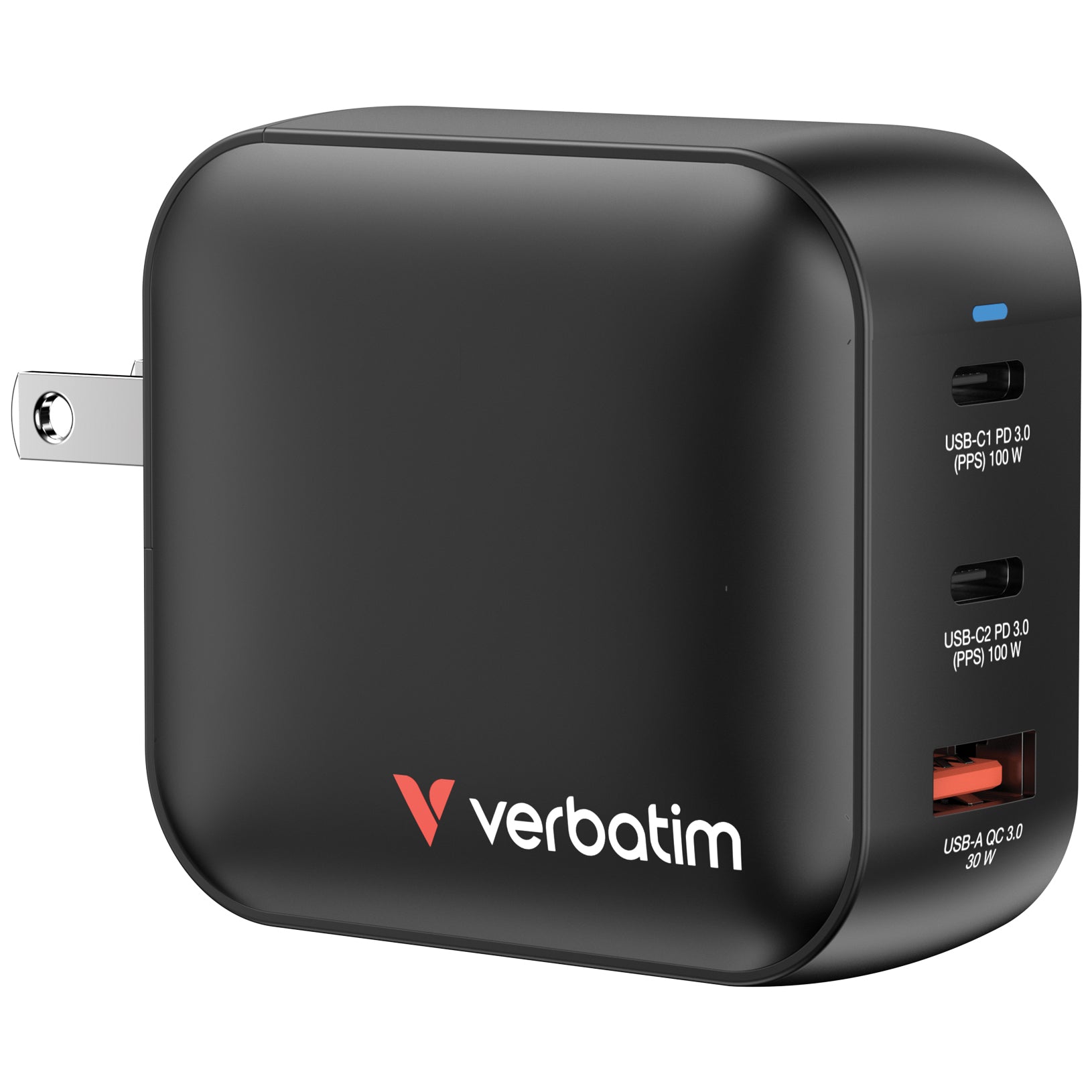 Verbatim Mini GaN Ladegerät 100W 3Port