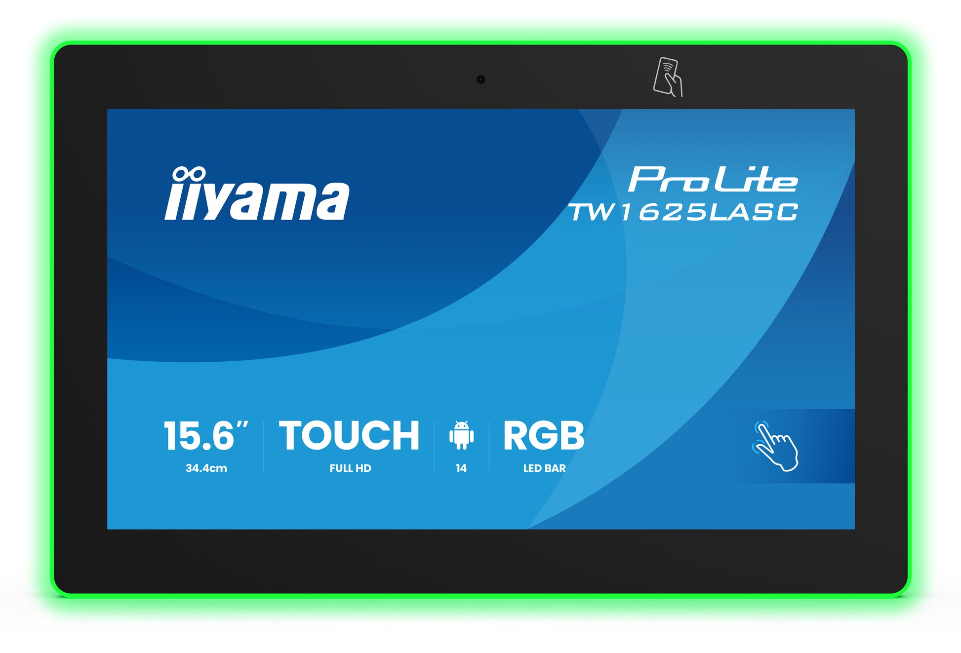 iiyama ProLite TW1625LASC-B3PNR – 15,6", Full HD, 450 cd/m², IPS