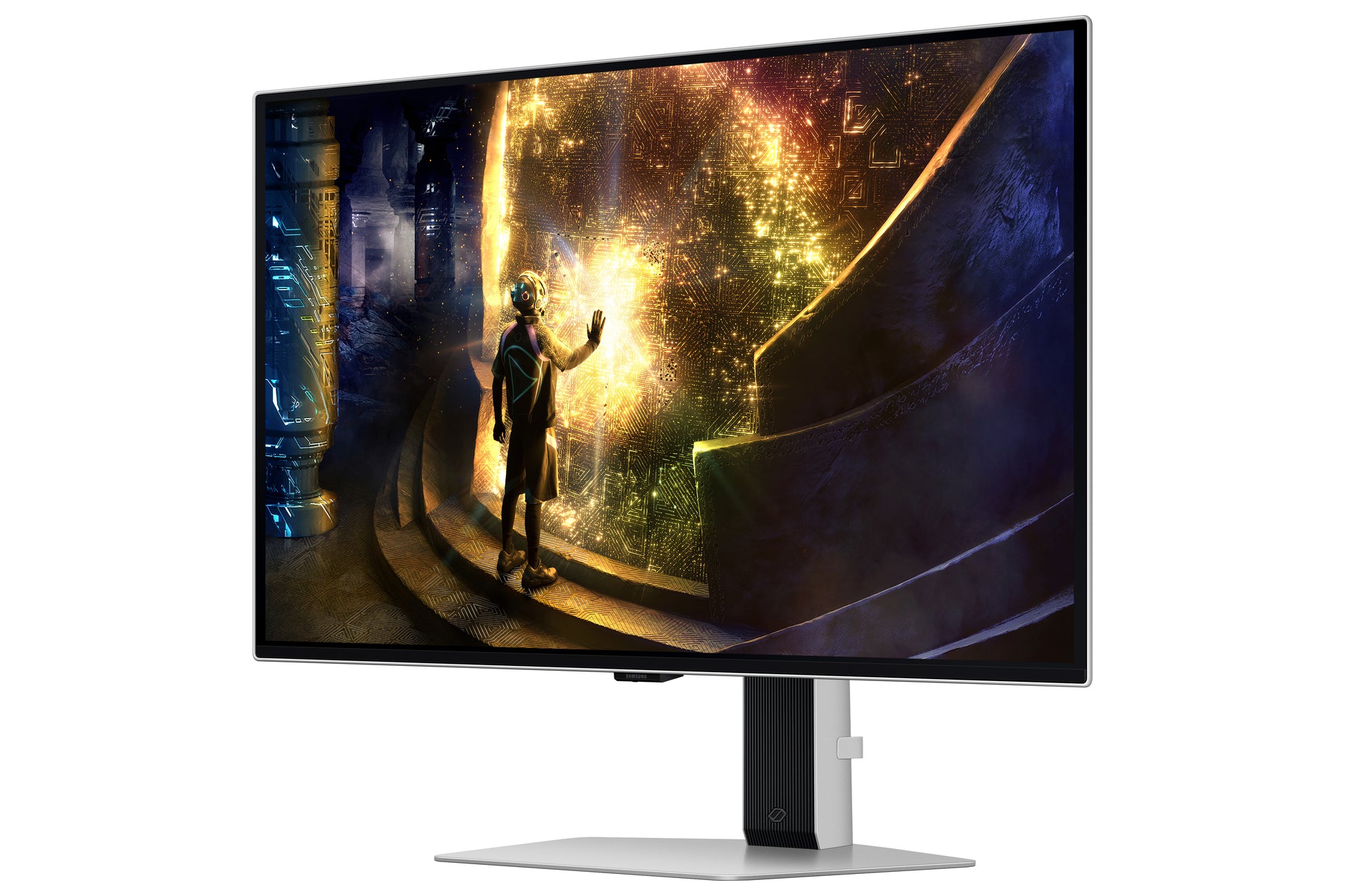 Samsung G61SD – Monitor, 27" WQHD (2560 × 1440), OLED, Silber