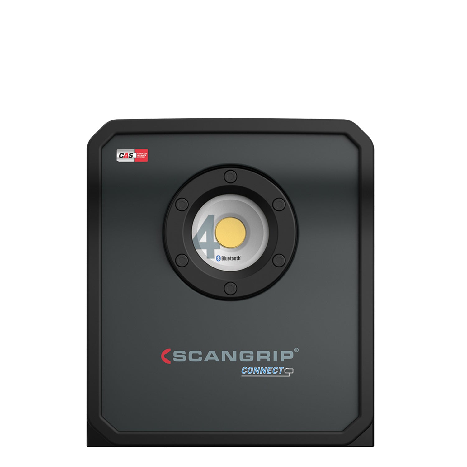 SCANGRIP Arbeitsleuchte Nova 4 Connect – 4000 lm, 30 W, IP65, Akku/Netz, dimmbar – Schwarz