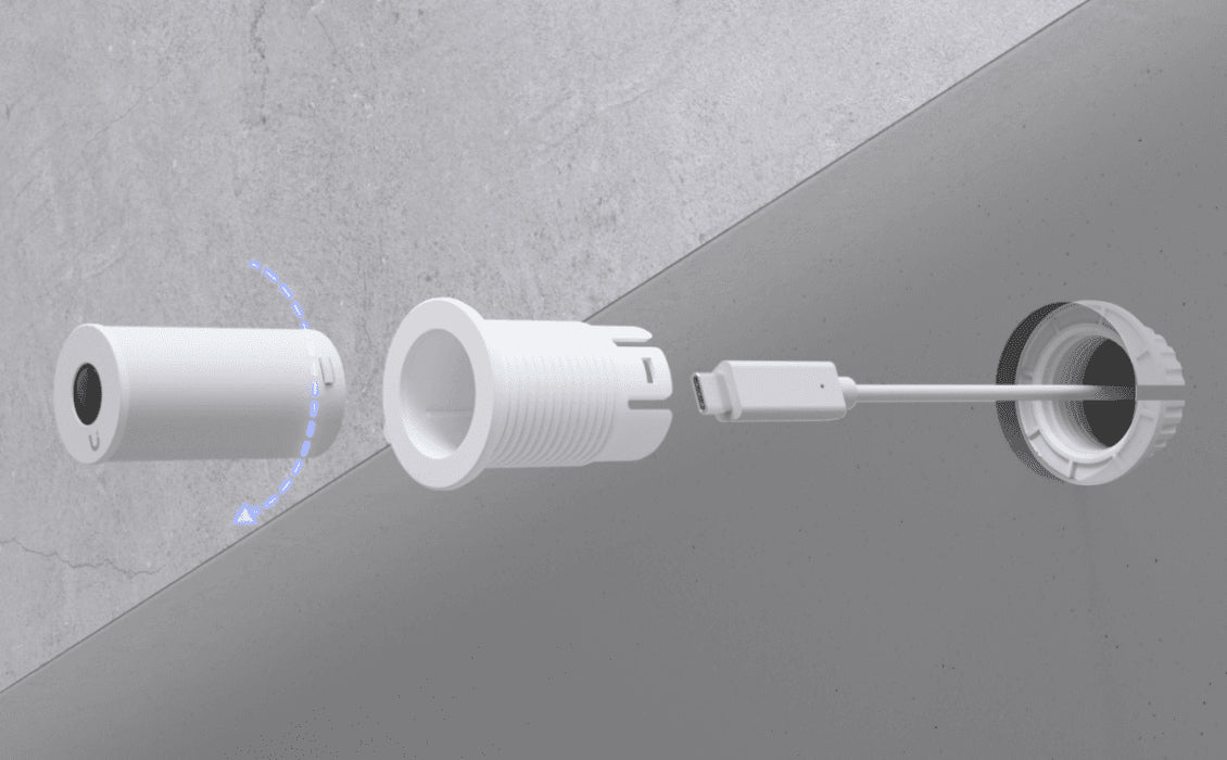 Ubiquiti Linse – 22,8 × 43,5 mm – Wandmontage, Innen – Aluminium, Polycarbonat – Weiss