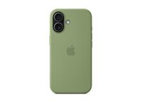 Apple Backcover – für Apple iPhone 17 – grün – Silikon – MagSafe-kompatibel, mit Kartenfach
