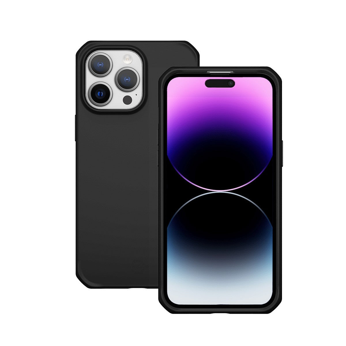 Mobilis Backcover SPECTRUM_R – für Apple iPhone 15/14 – schwarz