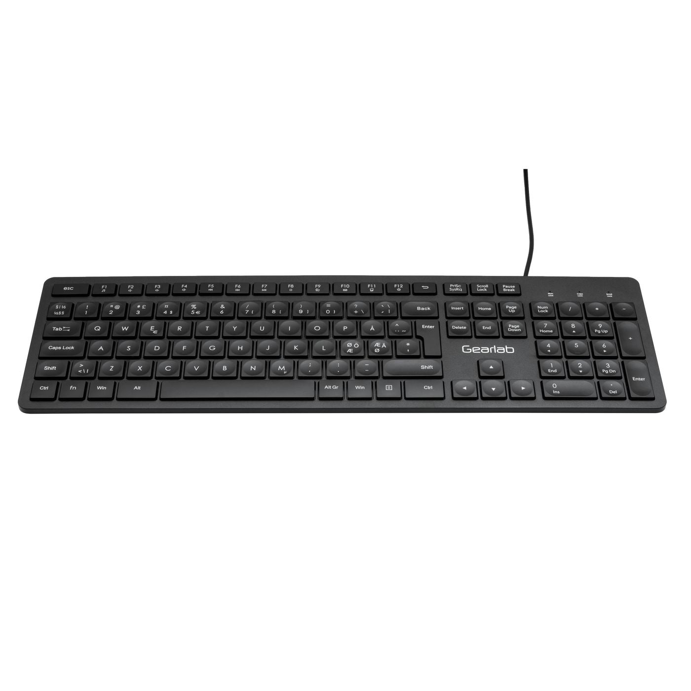 eSTUFF G220 – Tastatur – Membran – kabelgebunden – USB-A – QWERTY (Nordisch) – Schwarz