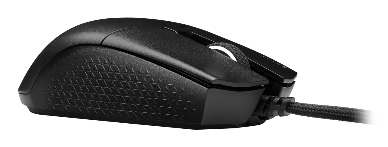 Corsair KATAR PRO XT Gaming-Maus – kabelgebunden, USB-A, 18'000 dpi, 6 Tasten, beidhändig, schwarz