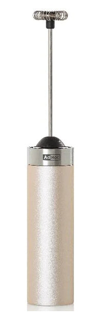 AdHoc RAPID.3 MS22 – Milchschäumer (manuell) 3,2 × 3,2 × 20,0 cm, Kunststoff/Edelstahl, Hellgrau