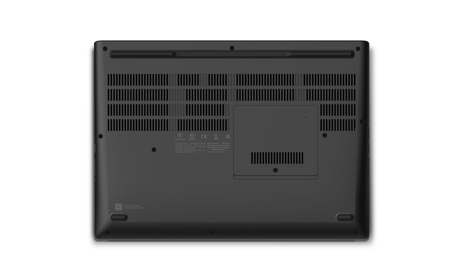 Lenovo ThinkPad P16 Gen 2 Notebook – 16", Intel Core i9-13980HX, 64 GB, 1 TB SSD, Windows 11 Pro, schwarz