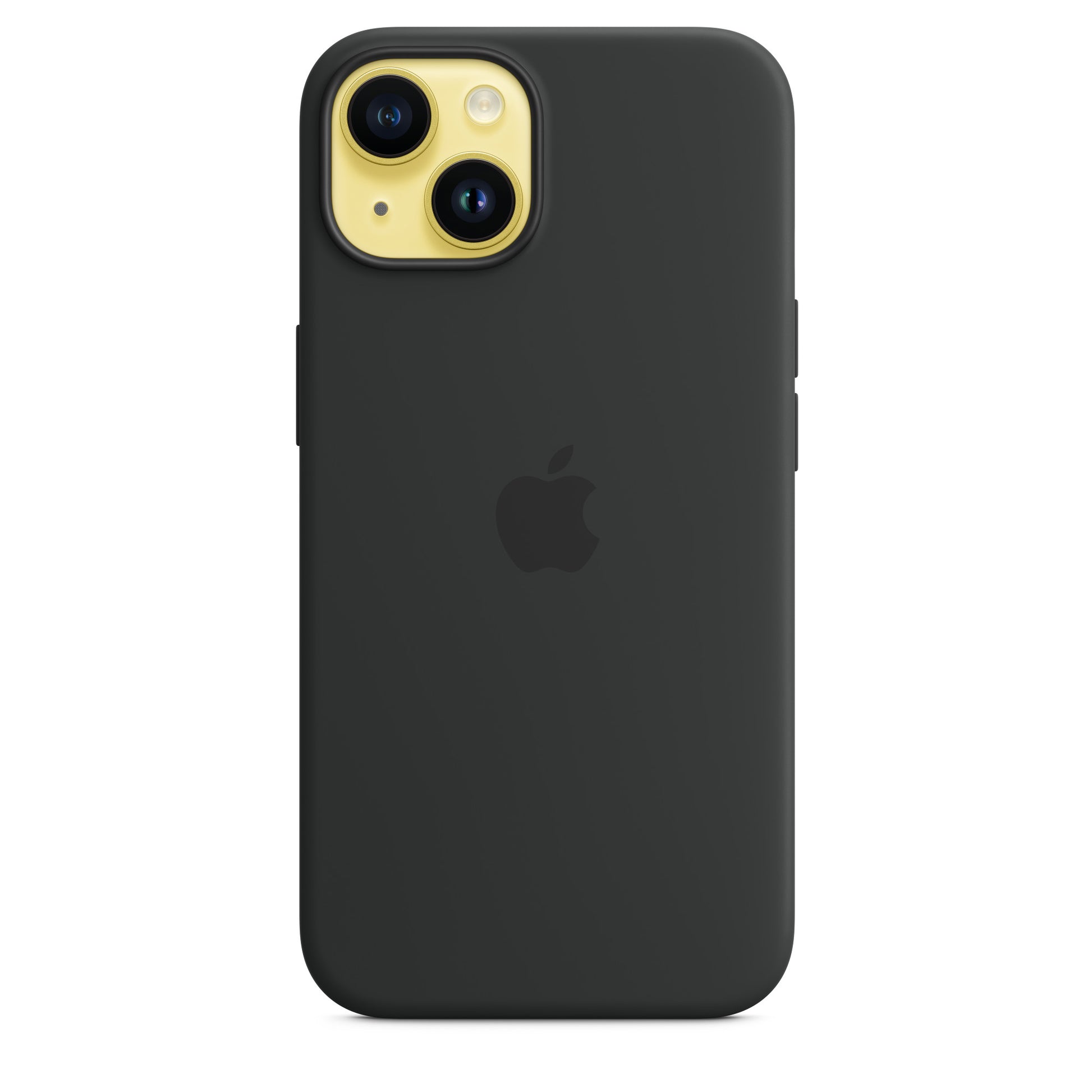 Apple Backcover – für Apple iPhone 14, MagSafe, Mikrofaser+Silikon, Schwarz