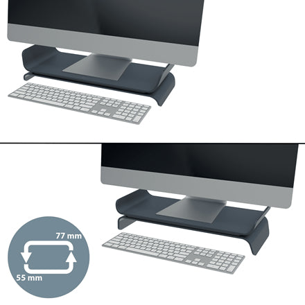 Leitz Ergo – Monitor-Tischständer – freistehend – 1 Monitor – bis 27" – bis 8 kg/Monitor – höhenverstellbar