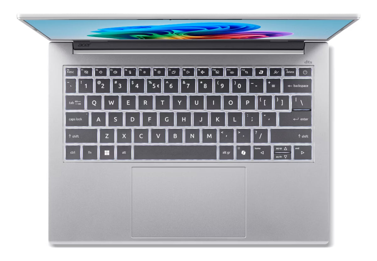 Acer Aspire 14 AI A14-61M-R1PW Laptop – Wi‑Fi 6, Bluetooth 5.3 – 65 W Netzteil – 312 × 225,9 × 15,9 mm