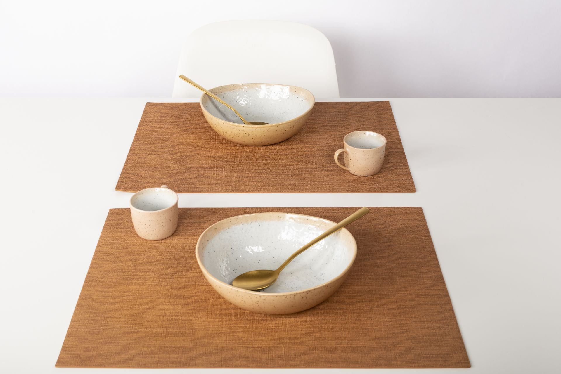 Tiseco Tischset TRITON – PVC, olive, 45 × 33 cm