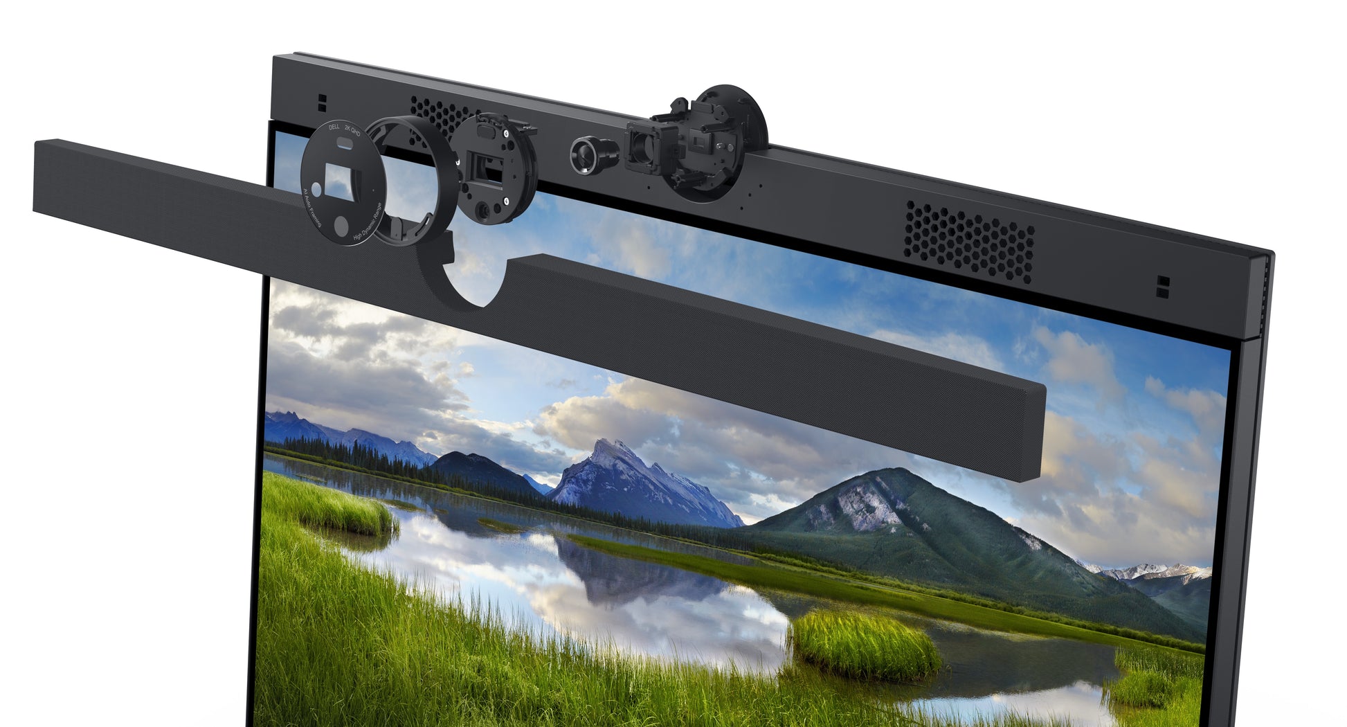 DELL P2424HEB – Monitor, 23,8", 250 cd/m², Webcam, USB-C, Integrierte Lautsprecher, VESA 100 × 100, Schwarz