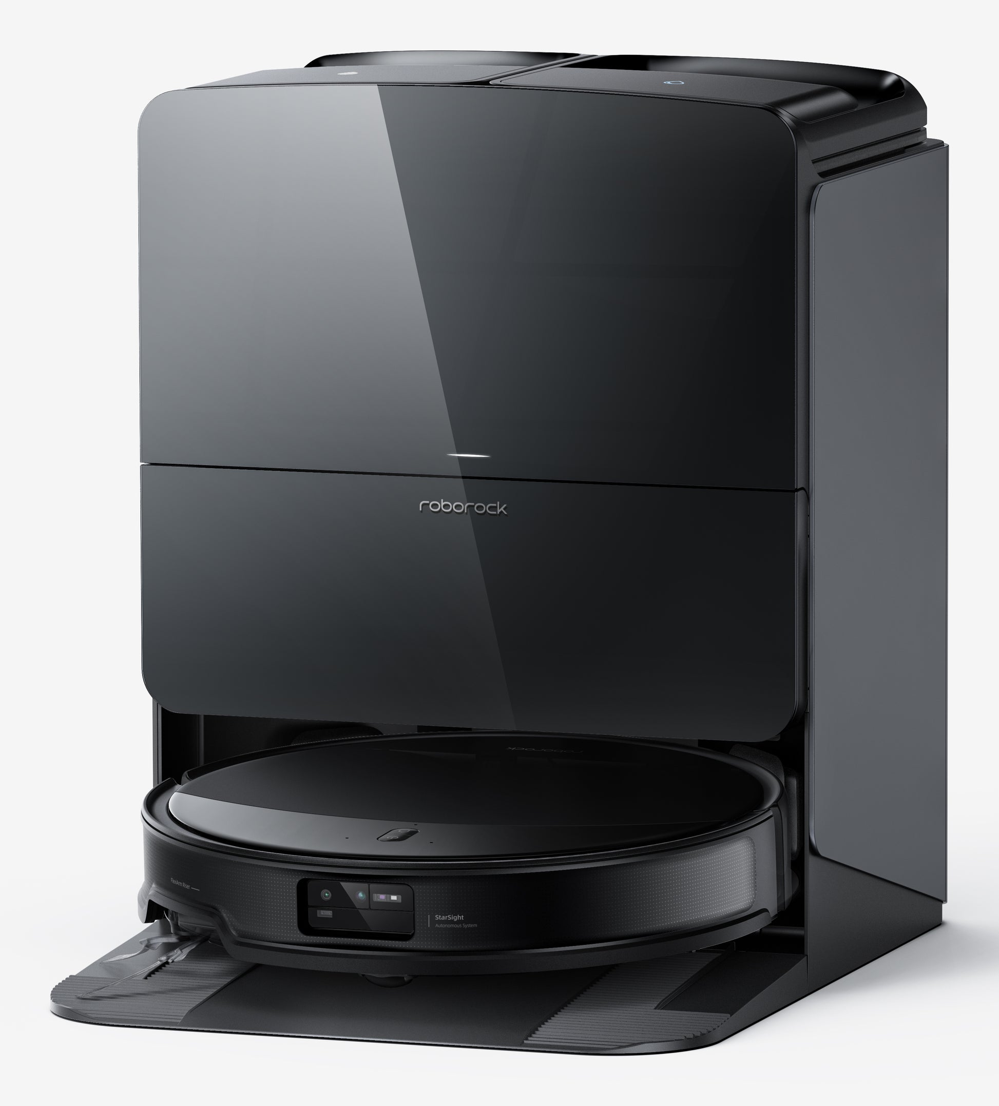 Roborock Saugroboter Saros 10R mit Absaugstation und Wischfunktion – 22000 Pa, 180 min, Höhe 80 mm