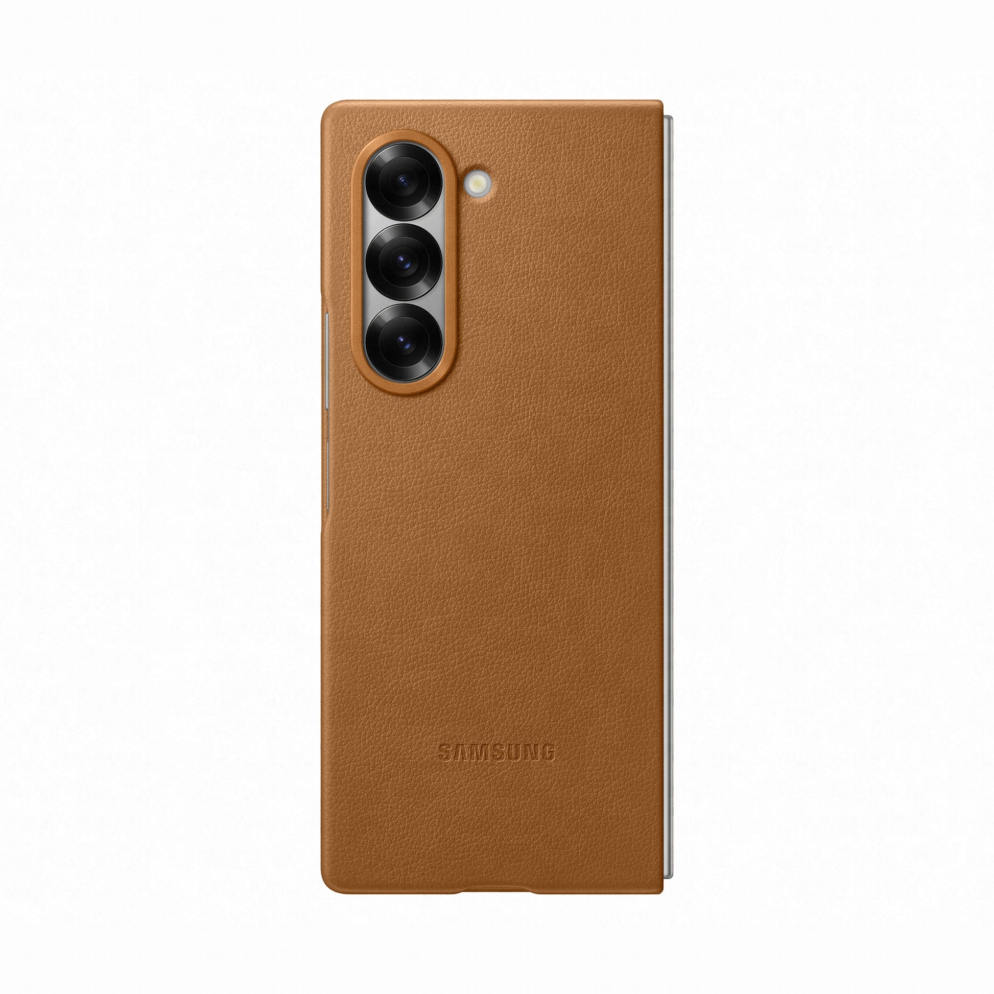 Samsung Backcover – für Samsung Galaxy Z Fold6 – braun – Leder